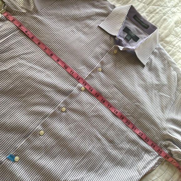 LIKE NEW Pronto Uomo slim fit dress shirt, 17 34/35 - Picture 9 of 11